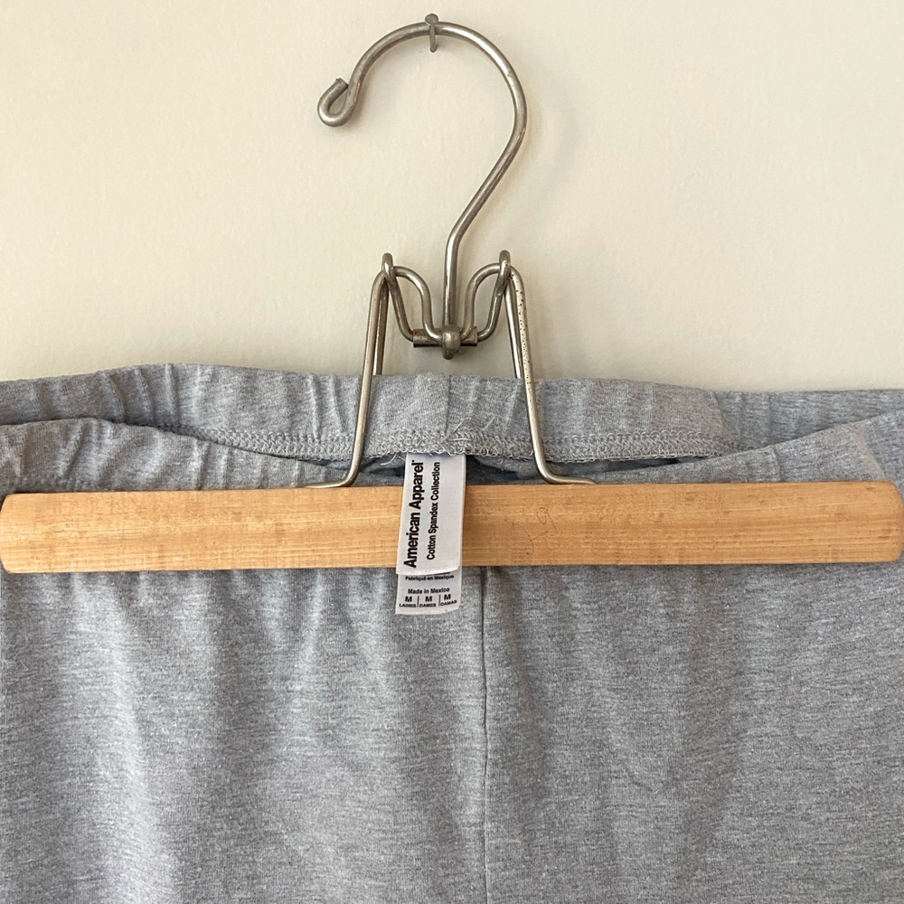 American Apparel Medium Grey Leggings
